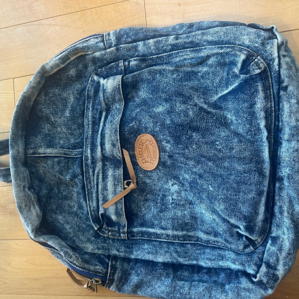 Denim Blue Backpack
